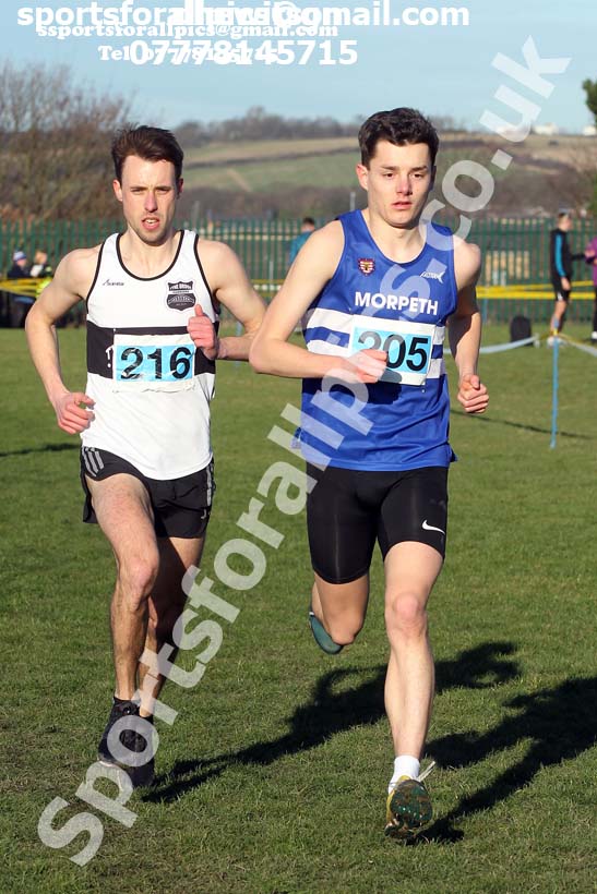 Senior mens 2020 Birtley Cross Country Relay, County Durham.  Photo: David T. Hewitson/Sports for All Pics